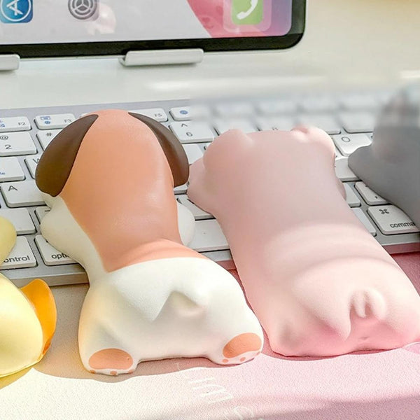 Memory Foam Mouse Pad With Cute Puppy Pattern Mouse Pads & Wrist Rests