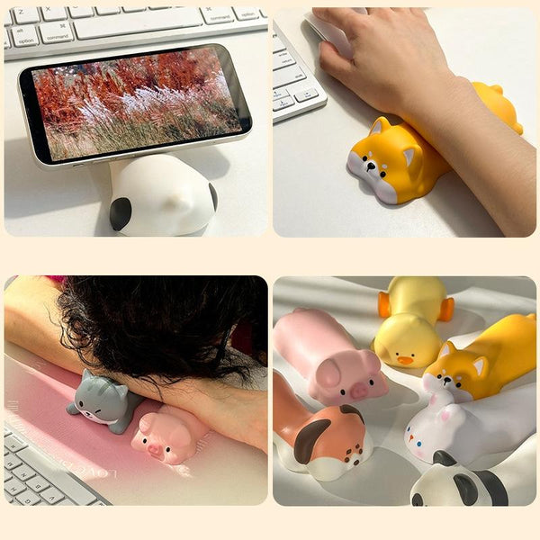 Memory Foam Mouse Pad With Cute Puppy Pattern Mouse Pads & Wrist Rests