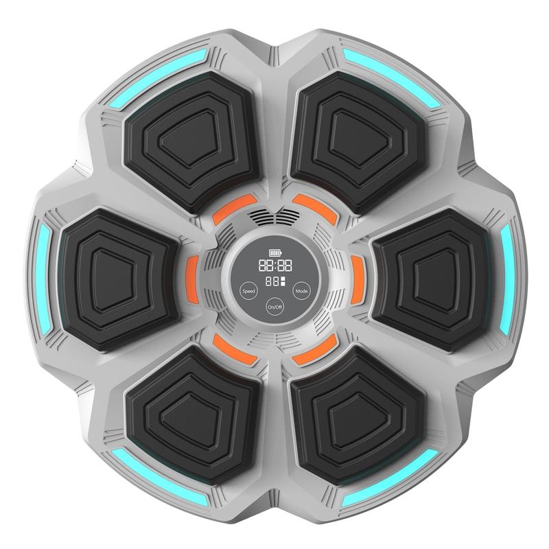 9 Speed Bluetooth Music Boxing Machine With Lights Black Gray Punching Bags