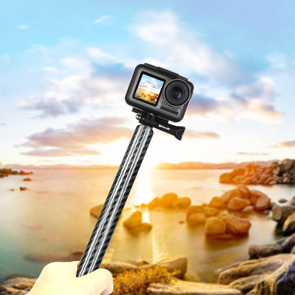 Carbon Fiber Floating Selfie Stick For Action Cameras And Audio Video Accessories Selfie Sticks
