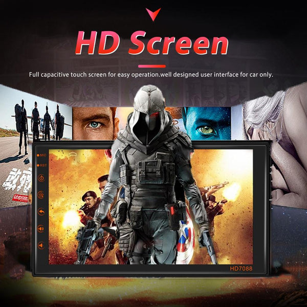 7 Inch Android Navigation Wifi Vehicle Central Control 2 + 16G Screen 4Lights Camera Other Car Video