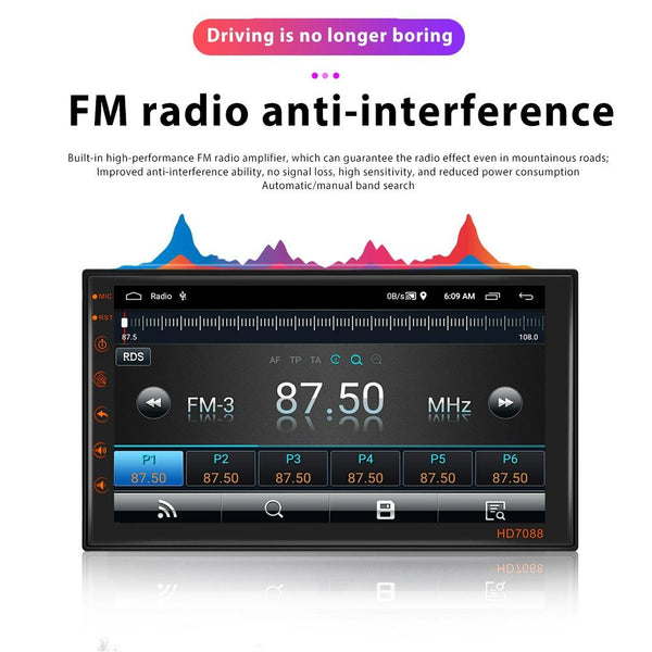 7 Inch Android Navigation Wifi Vehicle Central Control 2 + 16G Screen 4Lights Camera Other Car Video