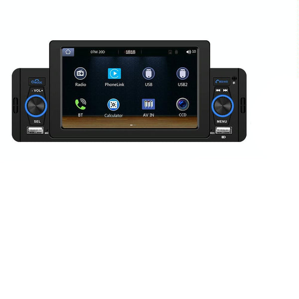 5 Inch Car Mp5 Player W / Bluetooth & Microphone + 4 Lights Camera Video In Dash Units W/O Gps