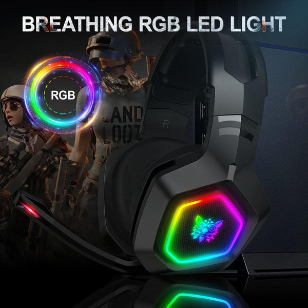 Rgb Led Gaming Headset With Wired Connection Headsets