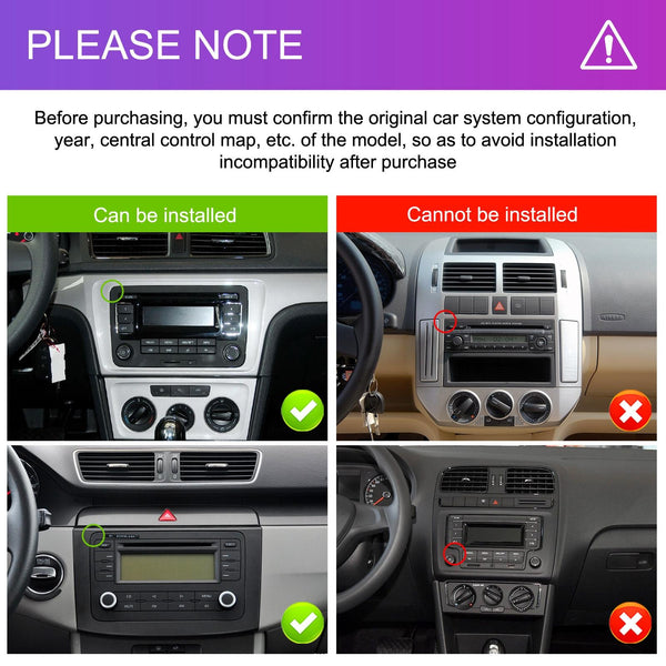 Android 13 Multimedia Player For Vw 4 + 64G 7 Inch Other Car Audio