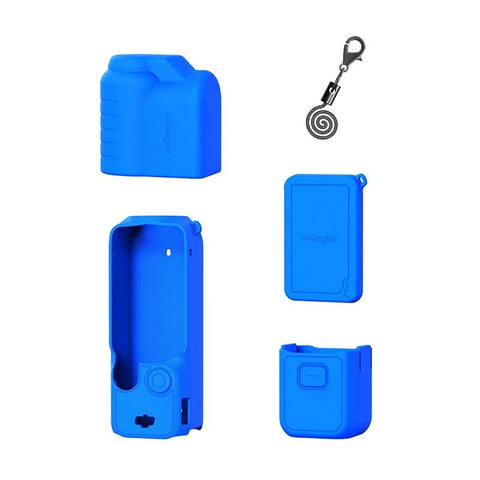 5 In 1 Silicone Case For Dji Pocket 3 Camera Accessories Blue Camera Cases Bags & Covers