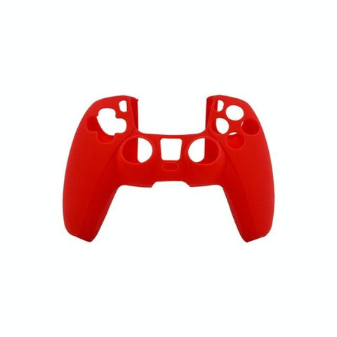 Red Silicone Protective Cover For Ps5 Controller Bags Skins & Travel Cases