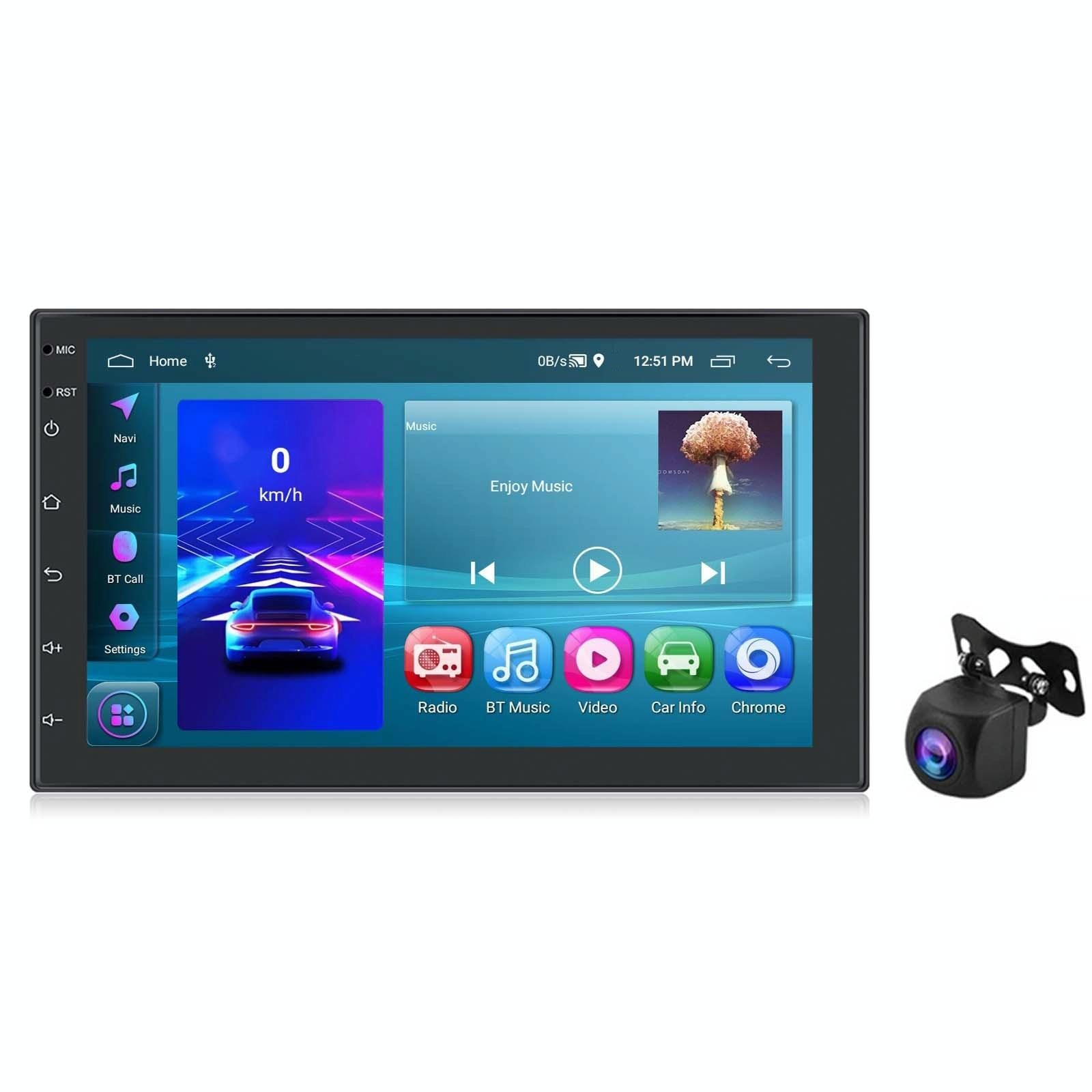 7 Inch Android 11 Carplay Navigation Player + Ahd Camera Other Car Audio