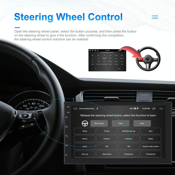 7 Inch Android 11 Carplay Navigation Player + Ahd Camera Other Car Audio