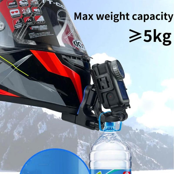 Universal Motorcycle Helmet Mount For Gopro Dji And Sjcam Cameras Bike Camera Holders Mounts