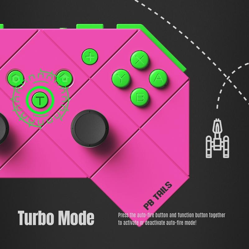 Gamepad For Switch Tooth Design Controllers & Attachments