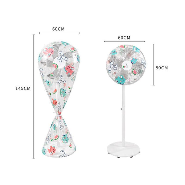 Waterproof Dustproof Fan Cover Set Of 3 Sunflower Design Portable Fans