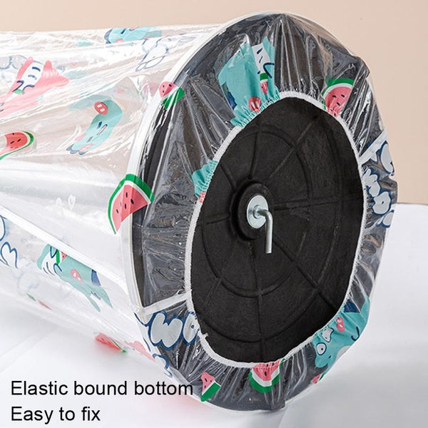 Waterproof Dustproof Fan Cover Set Of 3 Sunflower Design Portable Fans