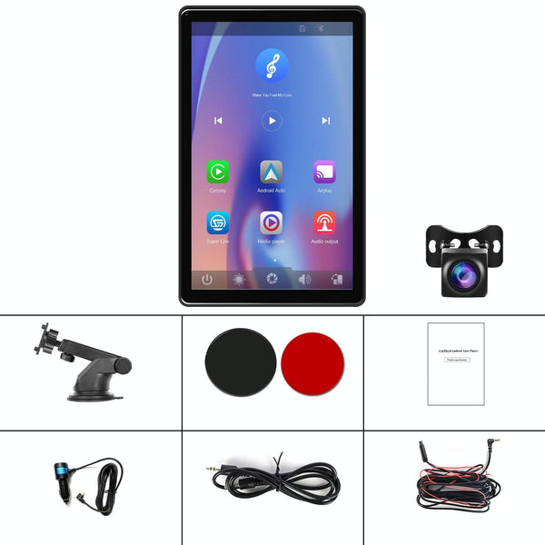 8 Inch Full Touch Car Screen Player Horizontal / Vertical Carplay Android Auto With Camera Video In Dash Units W/O Gps
