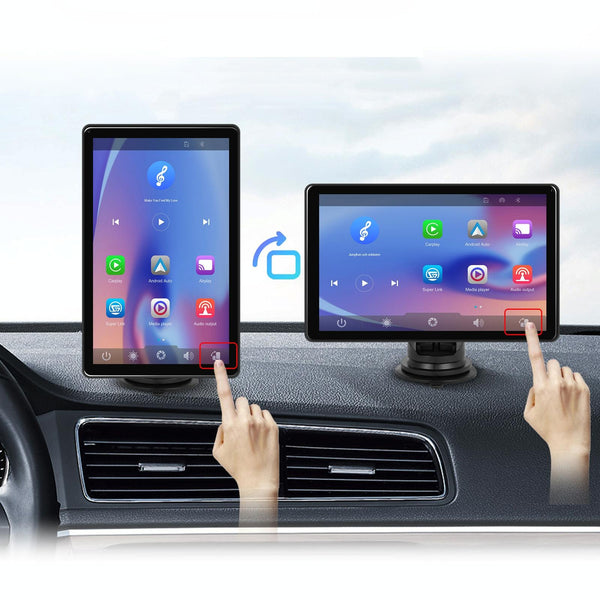 8 Inch Full Touch Car Screen Player Horizontal / Vertical Carplay Android Auto With Camera Video In Dash Units W/O Gps