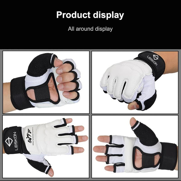 Adults Half Finger Sandbag Training Boxing Gloves Pu Leather For Fitness And Sparring Gloves Boxing
