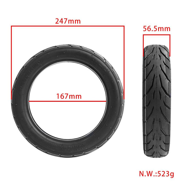 10 Pneumatic Tire For Ninebot F20 / 25 30 40 Electric Scooter Outer Tiire Accessories Parts