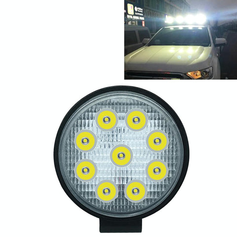 6.7W White Light Round Shaped Waterproof Car Boat Marine Work Lights Spotlight Led Bulbs Dc 9 30V Torches & Work Lights
