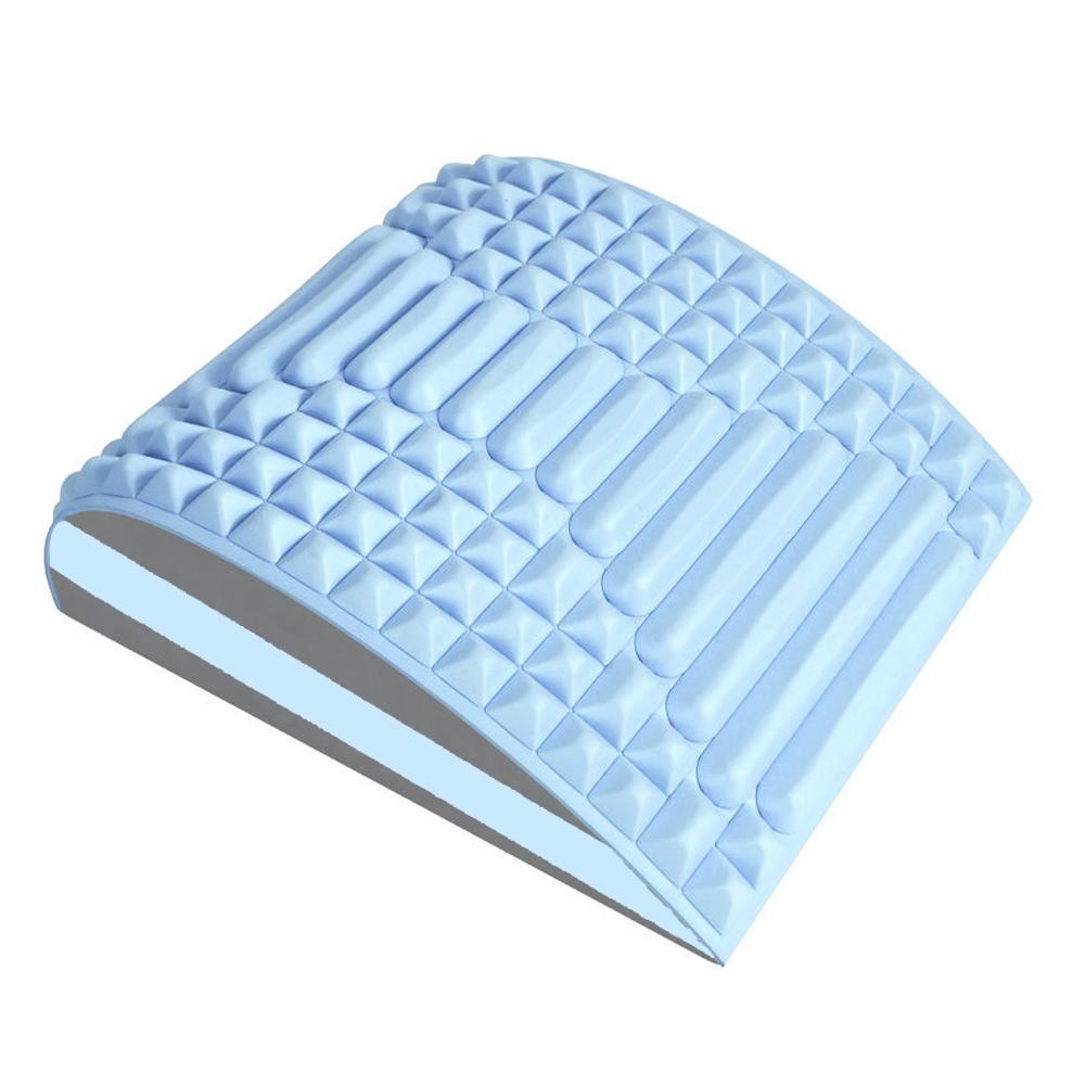 Blue Lumbar Massager For Spinal Stretching And Relaxation Colour Matching Massagers