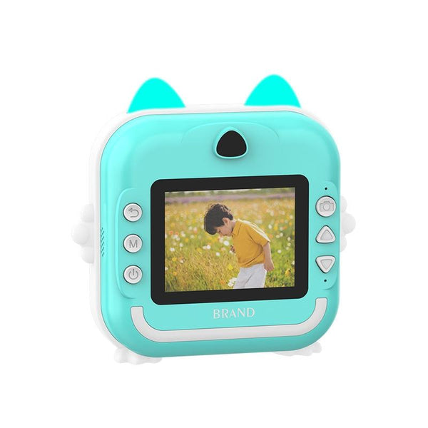 Instant Camera With Thermal Printer And Hd Video Blue 16G Instant Cameras