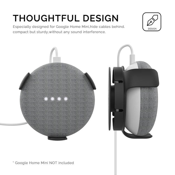 Smart Wall Bracket For Google Home Mini White Speaker Mounts & Stands
