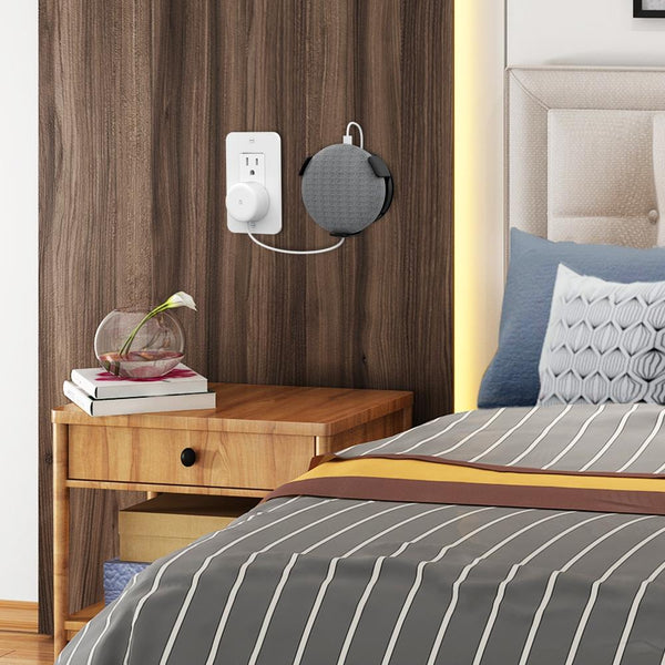 Smart Wall Bracket For Google Home Mini White Speaker Mounts & Stands