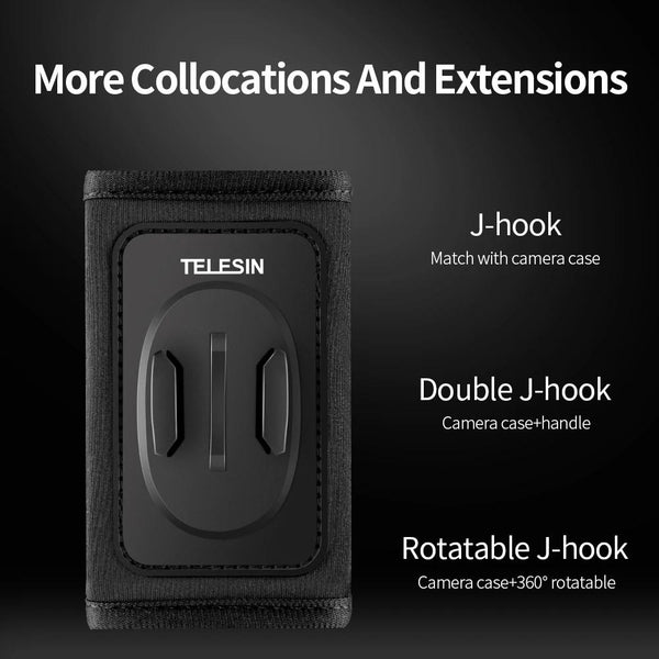 Universal Backpack Strap Mount For Action Cameras Straps & Hand Grips