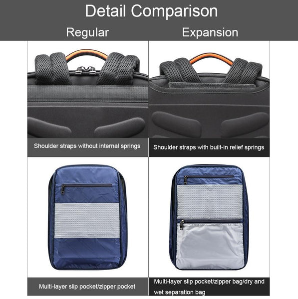 Waterproof Anti Theft Laptop Backpack With Usb Charging Expansion Laptop Cases & Bags