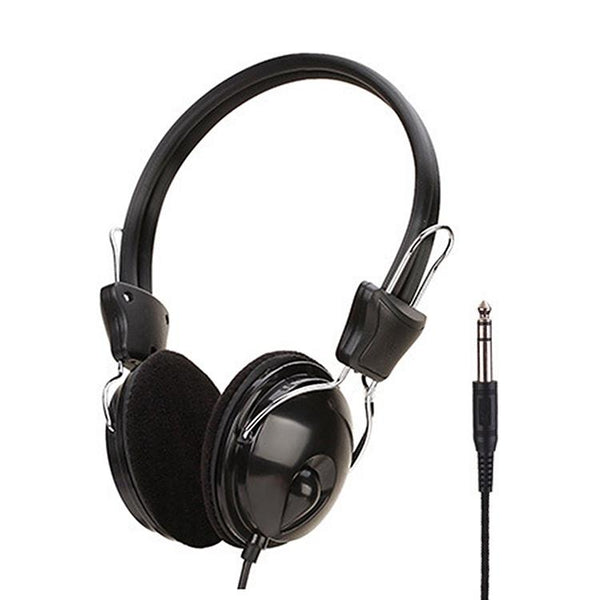Online Class Headset 1.6M Cable Black 6.5Mm Headsets
