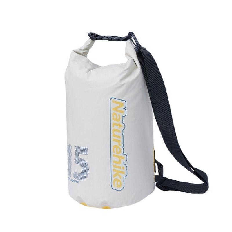 Waterproof Rafting Bag Dry Wet Separate Shoulder Pack For Outdoor Swimming 10L Green 15L White Dry Bags