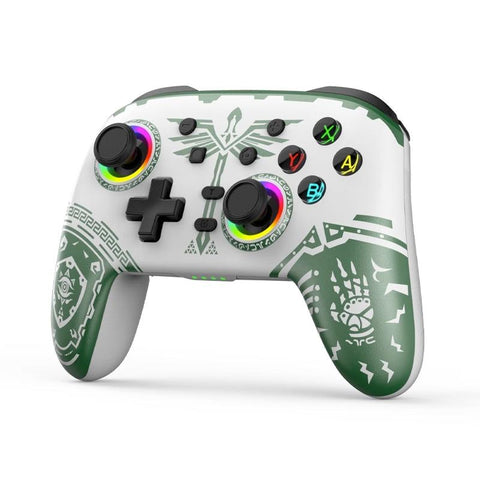 Wireless Gamepad For Nintendo Switch / Pro Tooth Design Tbd0603716902 White Green Controllers & Attachments