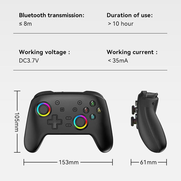 Wireless Gamepad For Nintendo Switch / Pro Tooth Design Tbd0603716902 White Green Controllers & Attachments