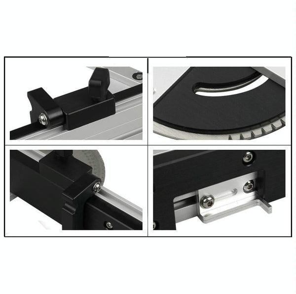 Table Saw Measuring Tool Woodworking Pusher Slide Ruler Measuring Tapes & Rulers