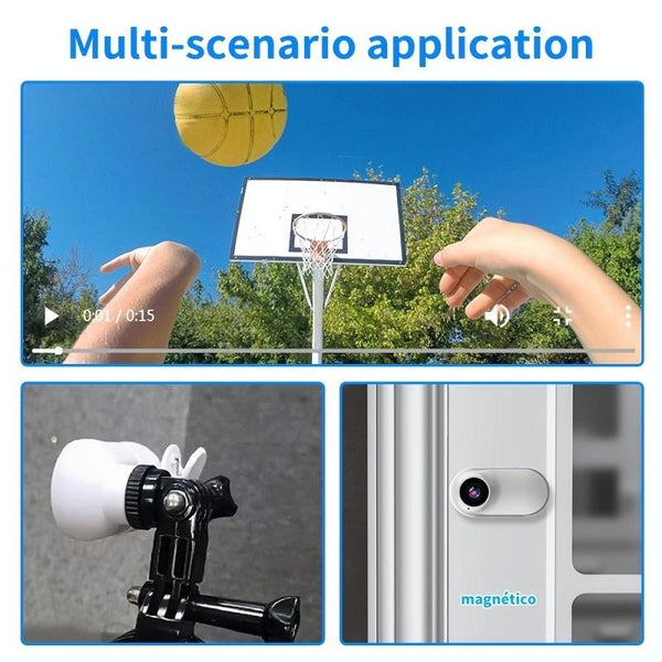 Hd Magnetic Thumb Camera For Outdoor Cycling Camcorders