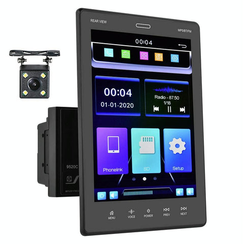 9.5 Inch Vertical Screen Car Mp5 Player 2 Spindles + 4 Cameras Other Car Audio