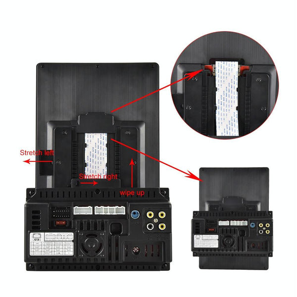 9.5 Inch Vertical Screen Car Mp5 Player 2 Spindles + 4 Cameras Other Car Audio