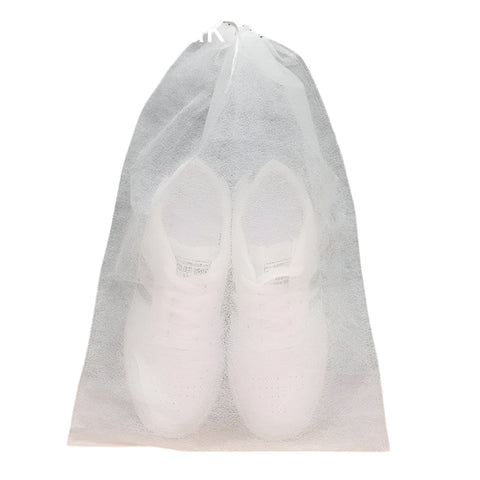 50 Pcs Thickened Non Woven Shoe Storage Bag Portable & Sunscreen 50Pcs /Pack 32X38cm Middle Shoe Bags