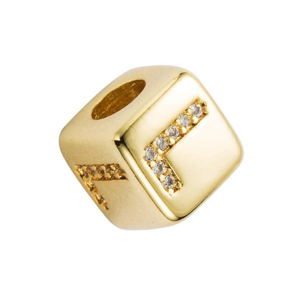 Brass Micro Inlaid Couple Red String Diy Bracelet Style L Charms & Pendants