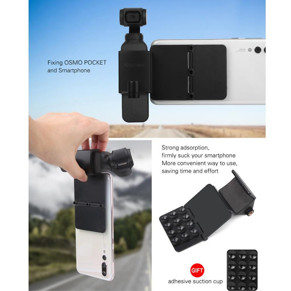 Folding Sucker Holder For Dji Pocket Compact Design Audio And Video Accessories Camera Drone Accessories