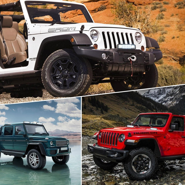 2 Pcs Car 6 Inch Dual Row Mixed Light Strip Lamp Floodlight & Spotlight Work Led Car Lights