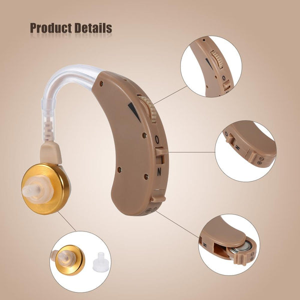 Behind Ear Hearing Amplifier Clear Sound Other Health Care