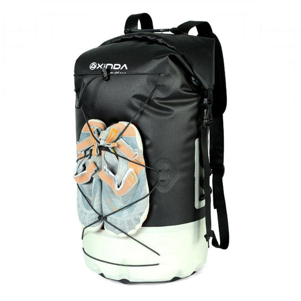 Waterproof Outdoor Stream Tracing Backpack Black 16L 36L Backpacks