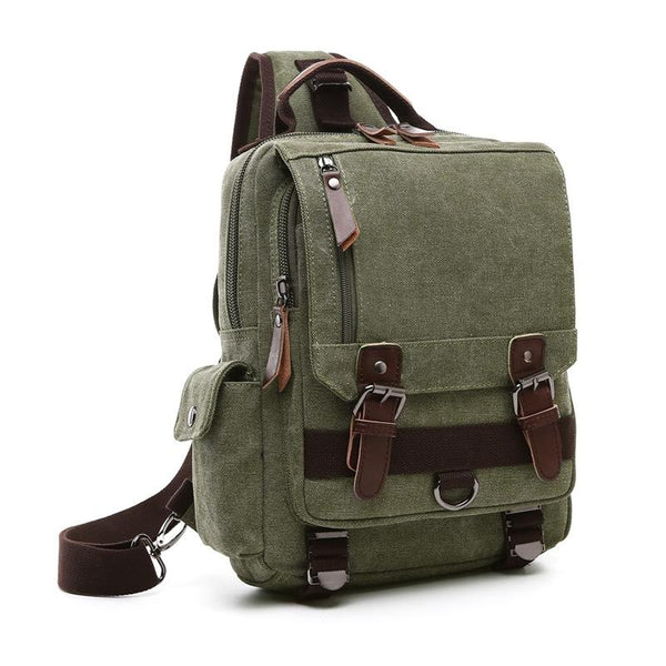 Canvas Chest Bag For Outdoor Travel Messenger Style Bags