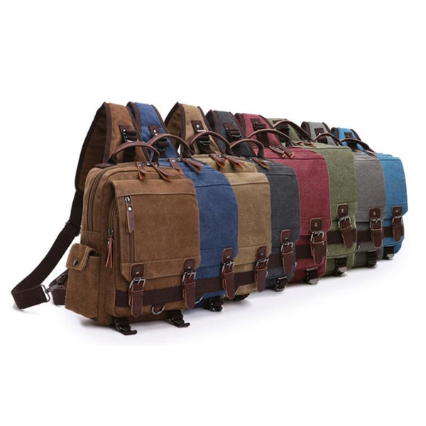 Canvas Chest Bag For Outdoor Travel Messenger Style Bags