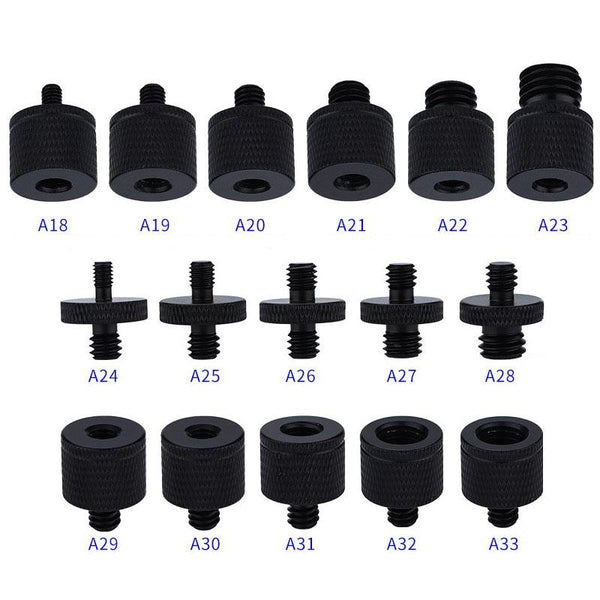 4 Piece A29 M4 To 1/4 Male Screw Adapter Set For Audio And Video Equipment Tripod Mount Accessories