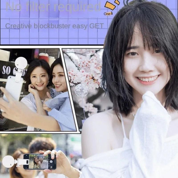 Mini Led Clip On Selfie Fill Light For Phones Selfie Lights