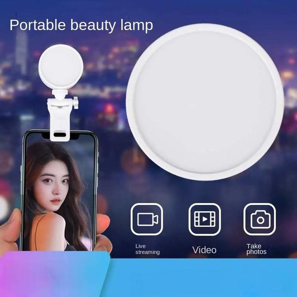 Mini Led Clip On Selfie Fill Light For Phones Selfie Lights