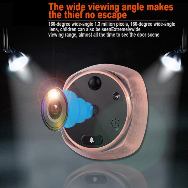 Smart Doorbell With 4.3 Display 3.0Mp Camera Motion Detection Night Vision & Tf Card Support 32Gb Max Smart Doorbells