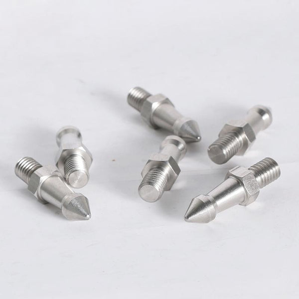 Two Stainless Steel One Quarter Inch Feet Screws For Slr Tripod Audio And Video Tripod Mount Accessories