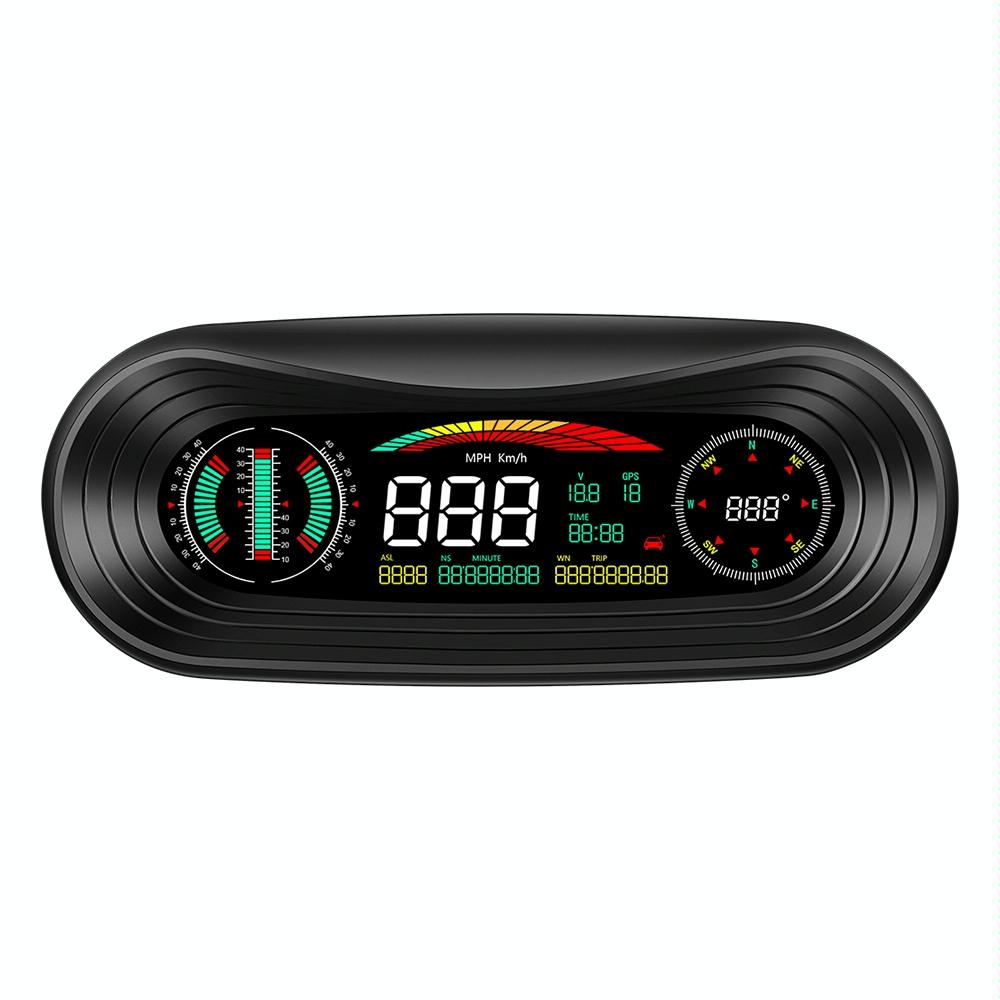 Universal Car Hud Display Speed Voltage Mileage Other Instruments & Gauges